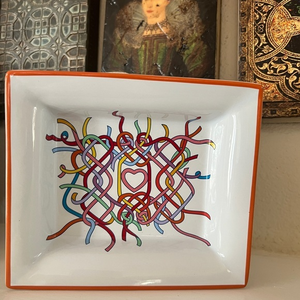 Pottery Barn HERproject Heart Ceramic‎ Stoneware Dish/ Tray